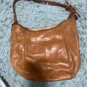 The Sak Tan Leather Hobo Bag